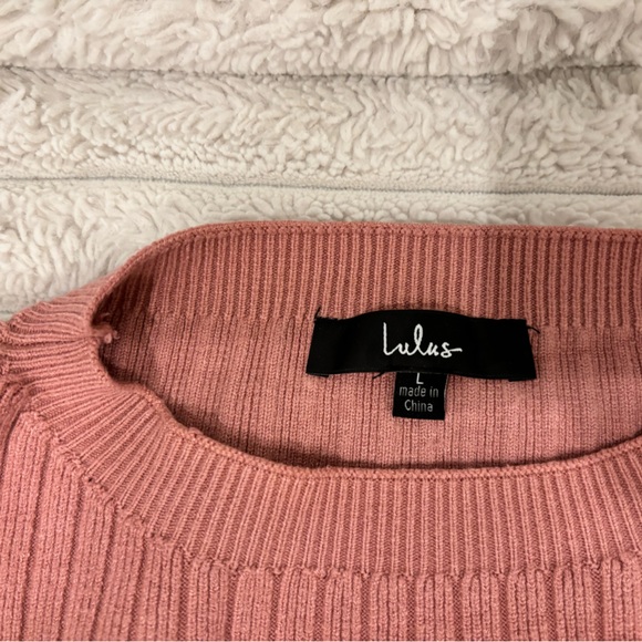 Lulus Ribbed Knit Cropped Sweater Set - Picture 3 of 7